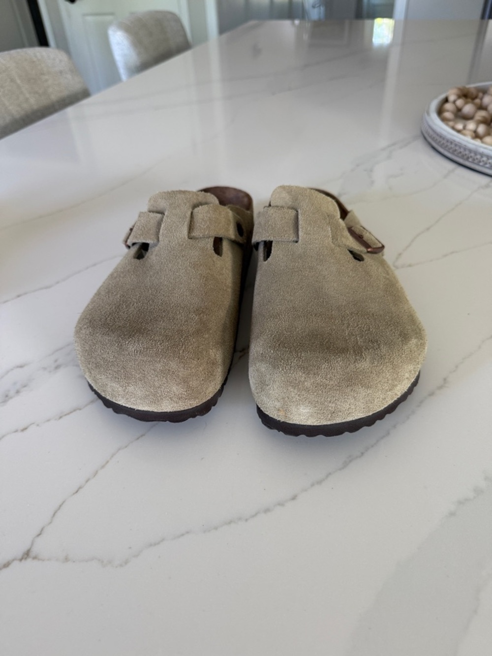 Suede Slip on